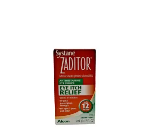 Systane Zaditor / Antistamine Eye Drops Eye Itch  Relief/.17 FL OZ