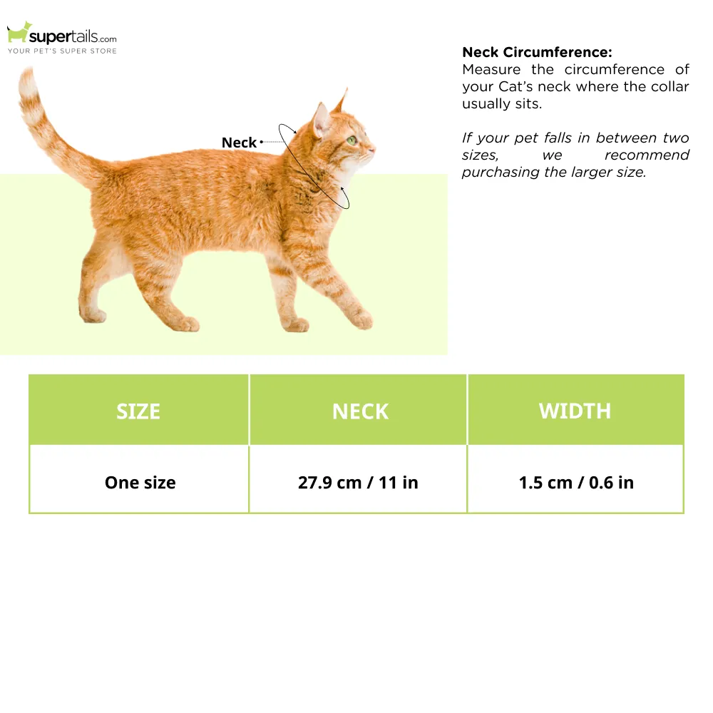 Trixie Elastic Collars with Bell for Cats (Orange)
