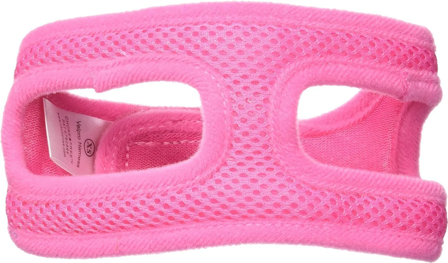 Velpro Mesh Pet Shoulder Harness Collar, 12", Pink