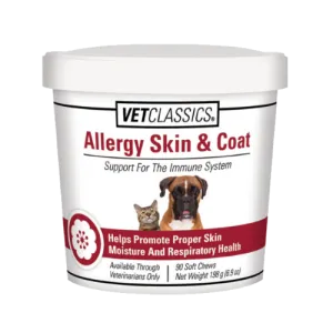 VetClassics Allergy Skin & Coat Soft Chews for Dogs & Cats