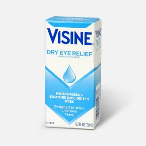 Visine All Day Comfort Dry Eye Relief Lubricant Drops, 0.5 fl oz