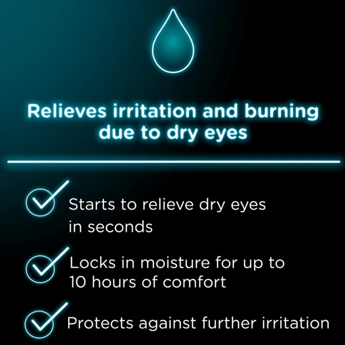 Visine Dry Eye Relief All Day Comfort Lubricant Eye Drops to Moisturize Dry Eyes