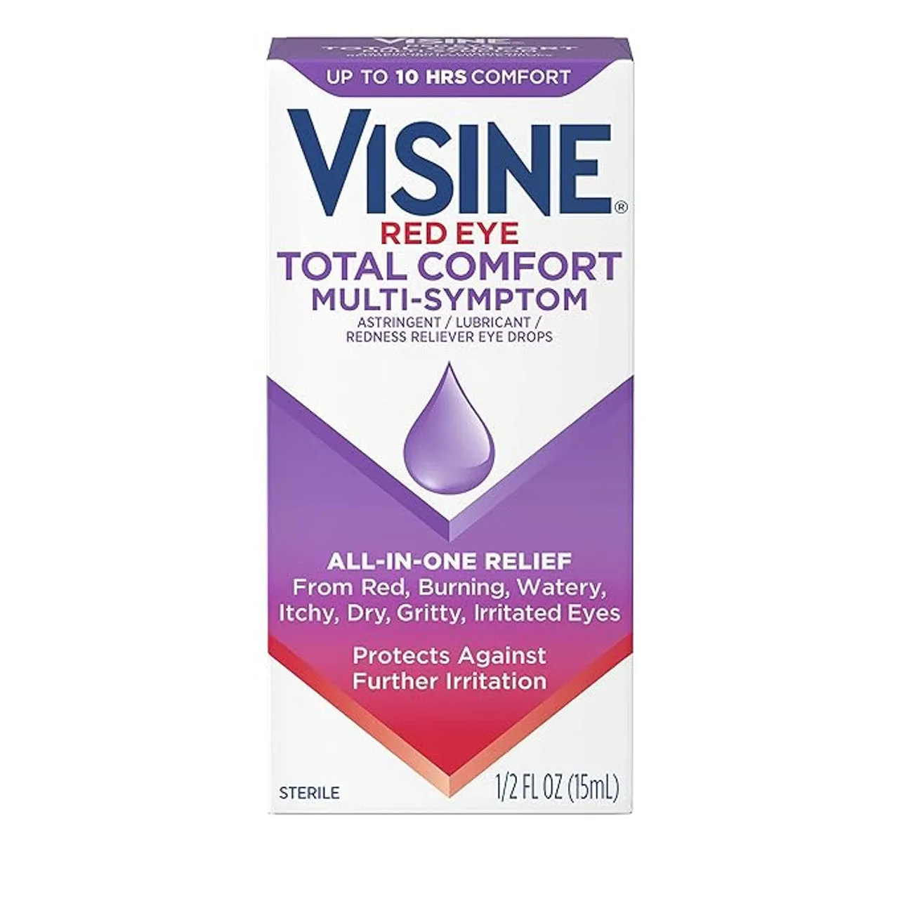 Visine Totality, Multi-Symptom Relief Eye Drops, .5 fl oz