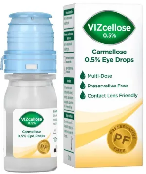 VIZcellose 0.5% Carmellose Eye Drops 10ml Dry Eye Drops