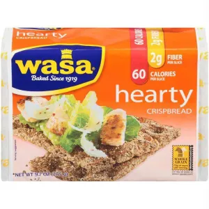 Wasa Hearty Crispbread 9.7 Oz  (Pack of 12)