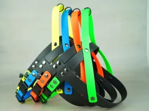 Waterproof Dog Harness in PVC Coated Webbing with Reflective Details