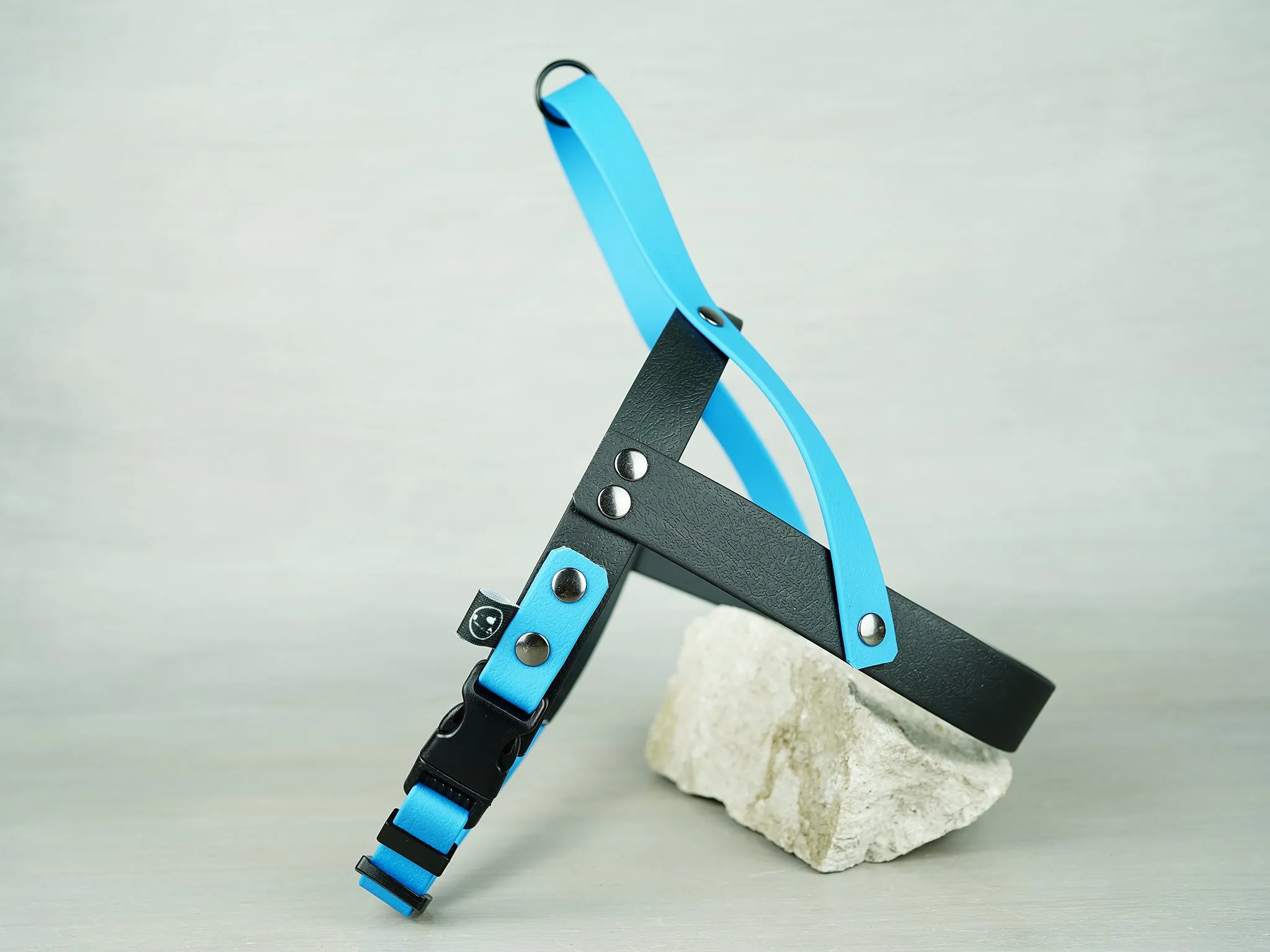 Waterproof Dog Harness in PVC Coated Webbing with Reflective Details