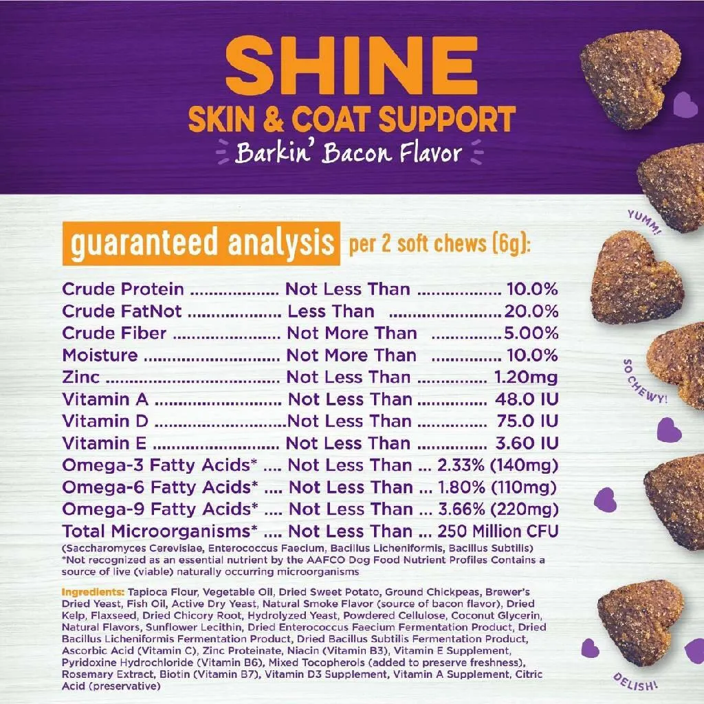Wellness Shine Skin & Coat Supplement for Dogs